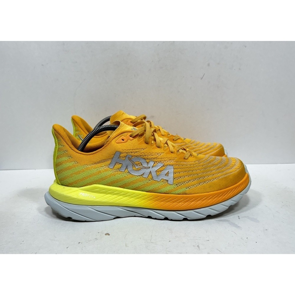 Hoka One One Mach 5 1127893 RYEP Yellow Running Shoes Sneakers Men's Size 10 D